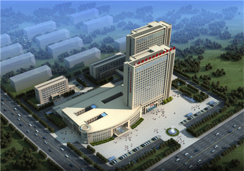 辽阳市中心医院体检中心鸟瞰图