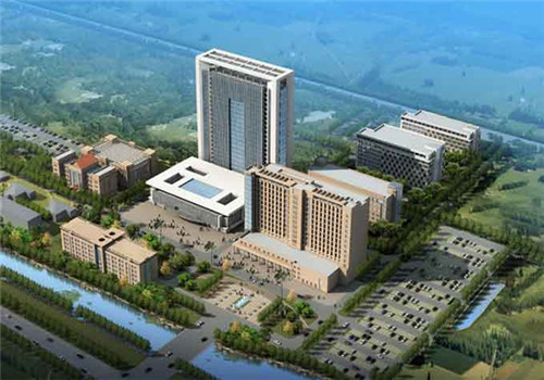 滨州中心医院体检中心鸟瞰图