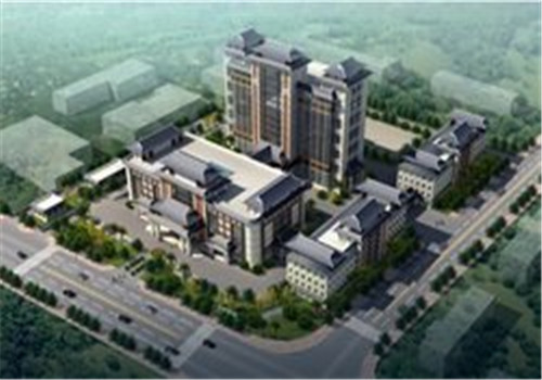 百色人民医院体检中心鸟瞰图 百色人民医院体检中心鸟瞰图