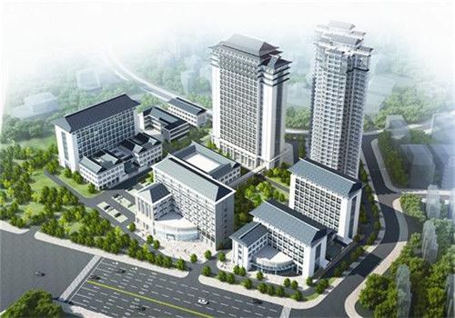 黄石中医医院体检中心鸟瞰图