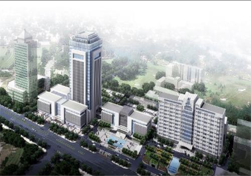 鄂州中心医院体检中心鸟瞰图