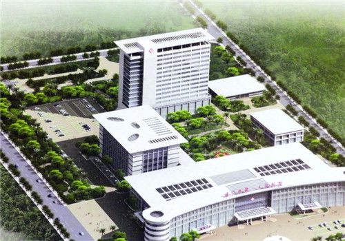 咸宁第一人民医院体检中心鸟瞰图