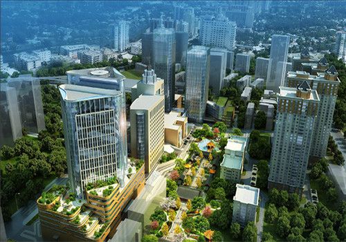 兰州大学第二医院体检中心鸟瞰图