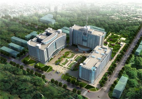 酒泉人民医院体检中心鸟瞰图