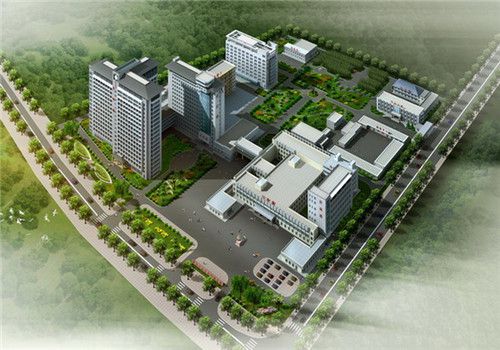 陕西中医学院附属医院体检中心鸟瞰图