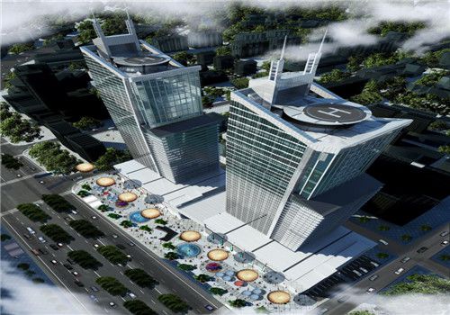 吉林大学第四医院体检中心鸟瞰图