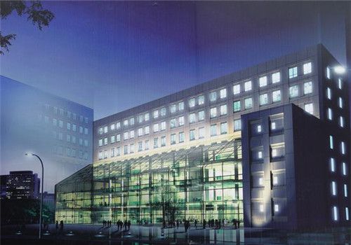 解放军第四七四医院体检中心夜景 解放军第四七四医院体检中心夜景