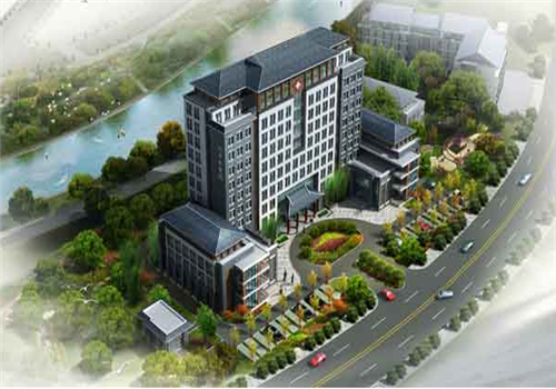 重庆长寿区中医院体检中心俯视图