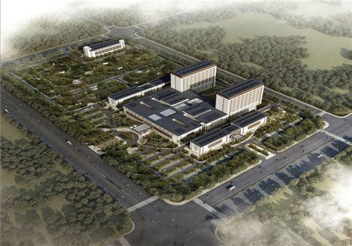 肥东县人民医院体检中心鸟瞰图 肥东县人民医院体检中心鸟瞰图