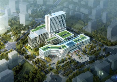 深圳龙岗区平湖人民医院体检中心鸟瞰图
