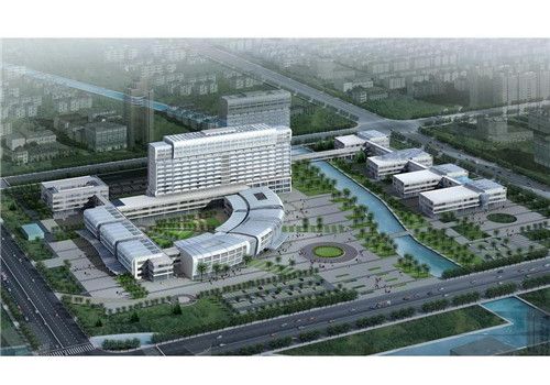 上海市复旦大学附属金山医院体检中心全景图