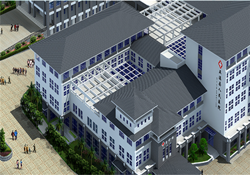 重庆巫溪县人民医院体检中心俯视图