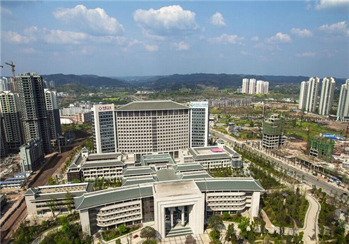 重庆市大足区人民医院体检中心俯视图 重庆市大足区人民医院体检中心俯视图