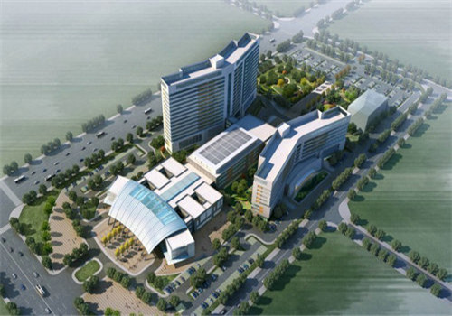 赣榆县人民医院体检中心鸟瞰图 赣榆县人民医院体检中心鸟瞰图
