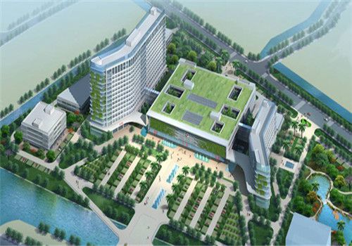 平阳县人民医院体检中心鸟瞰图 平阳县人民医院体检中心鸟瞰图