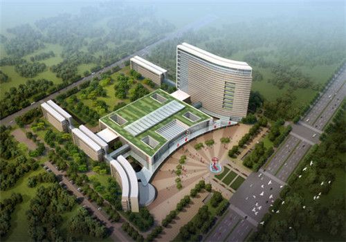 内蒙古医学院第二附属医院体检中心鸟瞰图