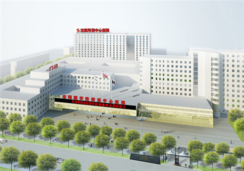 沈阳医学院奉天医院体检中心俯瞰图 沈阳医学院奉天医院体检中心俯瞰图