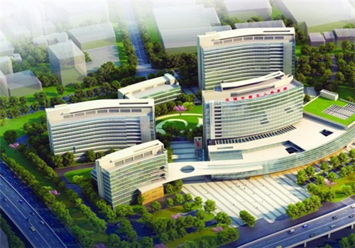 无锡市锡山区人民医院体检中心鸟瞰图 无锡市锡山区人民医院体检中心鸟瞰图