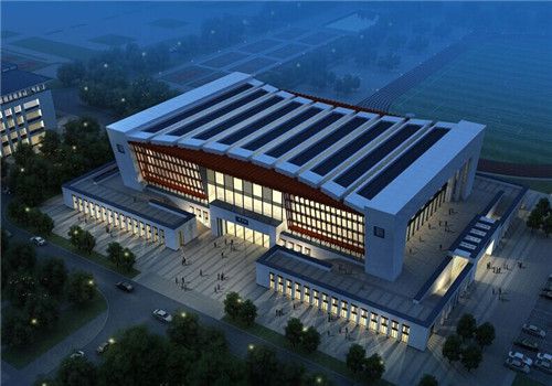 中南财经政法大学医院体检中心夜瞰图 中南财经政法大学医院体检中心夜瞰图