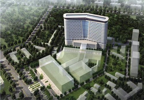 鞍山市铁西医院体检中心鸟瞰图