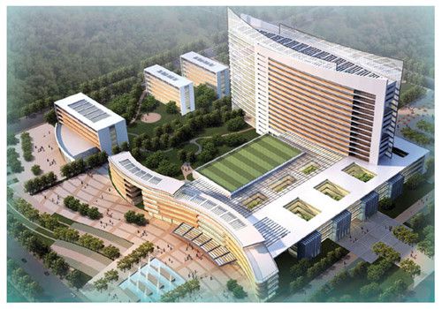 南通市如东县中医院体检中心鸟瞰图 南通市如东县中医院体检中心鸟瞰图