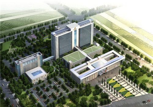 沭阳县人民医院体检中心鸟瞰图 沭阳县人民医院体检中心鸟瞰图