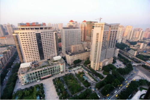 重医大附一院体检中心俯瞰图 重医大附一院体检中心俯瞰图