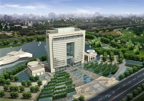 上海复旦大学附属华东医院体检中心俯瞰图