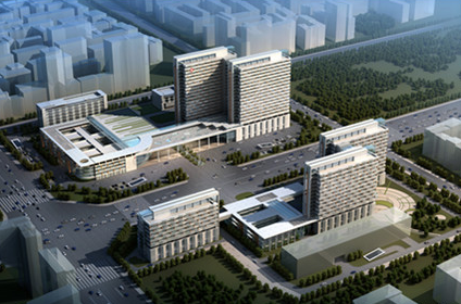 石家庄铁路中心医院体检中心俯瞰图 石家庄铁路中心医院体检中心俯瞰图