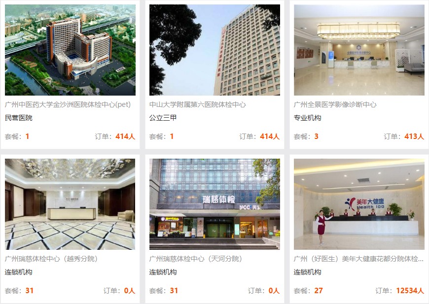 其他提供全面体检服务的医院 其他提供全面体检服务的医院