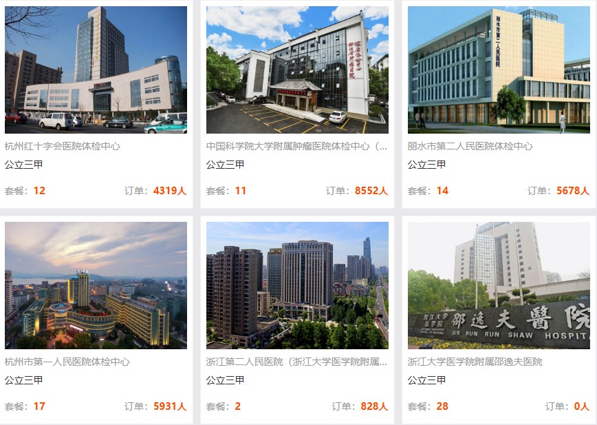 杭州体检机构综合排名(按综合实力) 杭州体检机构综合排名(按综合实力)