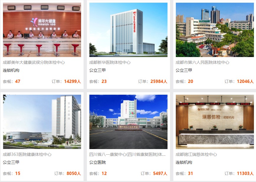 成都靠谱体检机构推荐 成都靠谱体检机构推荐