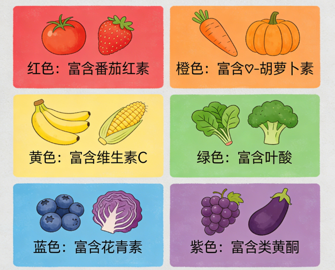 关键营养:β-胡萝卜素 (Beta-carotene)、维生素C、叶黄素。 关键营养:β-胡萝卜素 (Beta-carotene)、维生素C、叶黄素。